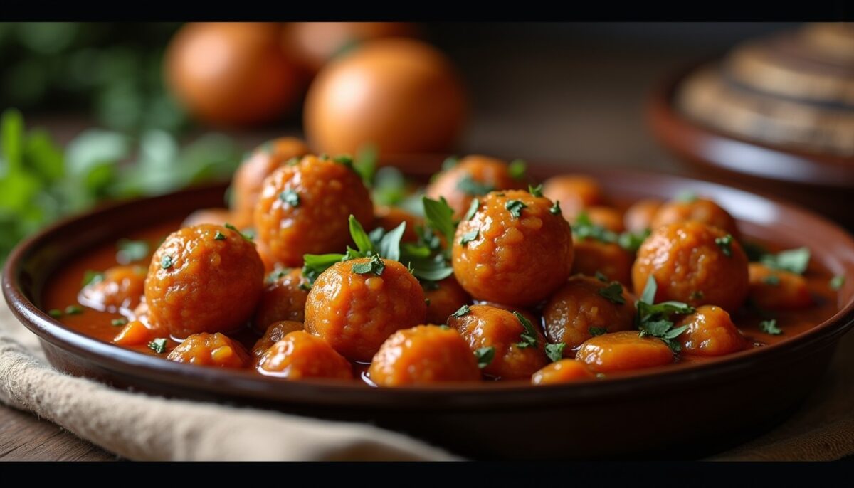 Délicieuse recette marocaine de kefta : tajine savoureux et boulettes express