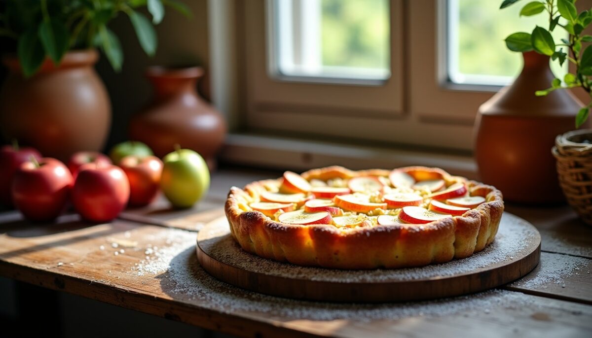Recette traditionnelle de clafoutis aux pommes : simple, rapide et savoureuse Recette traditionnelle de clafoutis aux pommes : simple, rapide et savoureuse