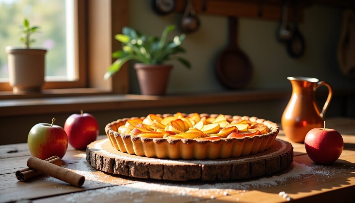 Délicieuse tarte normande aux pommes : une recette simple et savoureuse à essayer chez soi