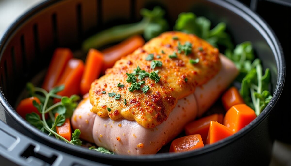 Réchauffer un cordon bleu au air fryer : astuces pour une cuisson rapide et parfaitement croustillante Réchauffer un cordon bleu au air fryer : astuces pour une cuisson rapide et parfaitement croustillante