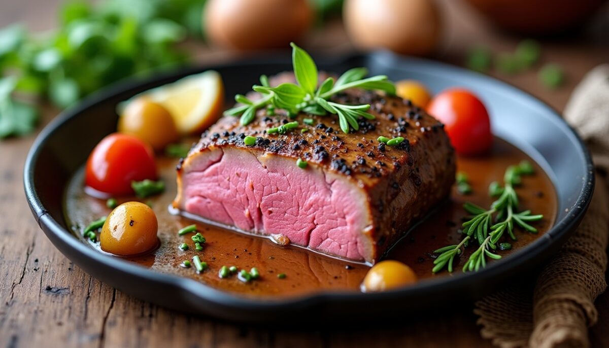 Rôti de veau au four : la recette simple pour une viande tendre et pleine de saveurs