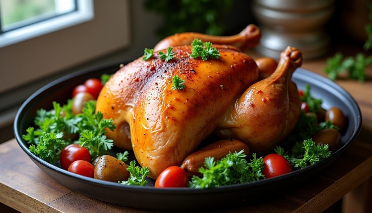 Cuisson parfaite du poulet de 2 kg au four : le guide ultime étape par étape