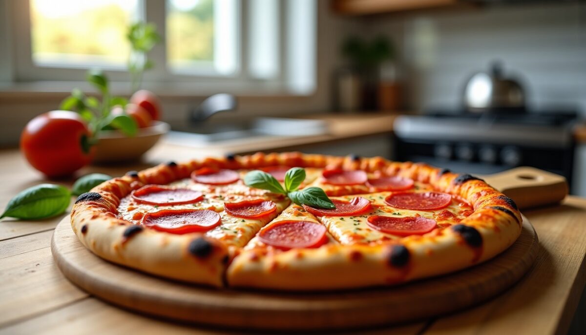 Recette rapide et simple de pizza à la salami pour les passionnés de saveurs
