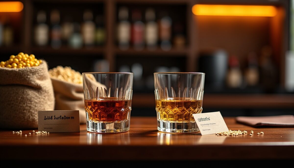 Bourbon vs Whisky : Explorer leurs origines, ingrédients et saveurs uniques