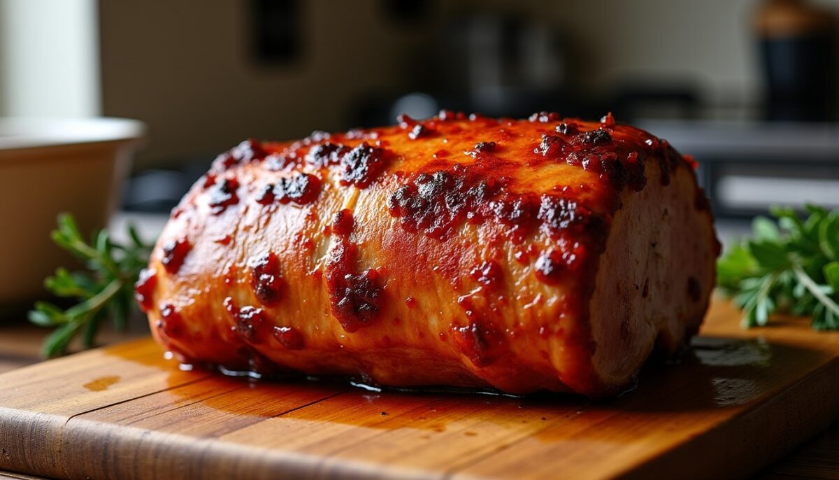 La cuisson parfaite du rôti de porc au four pour une viande tendre et savoureuse